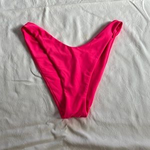 Aerie hot pink high cut “cheekier” bikini bottom 👙